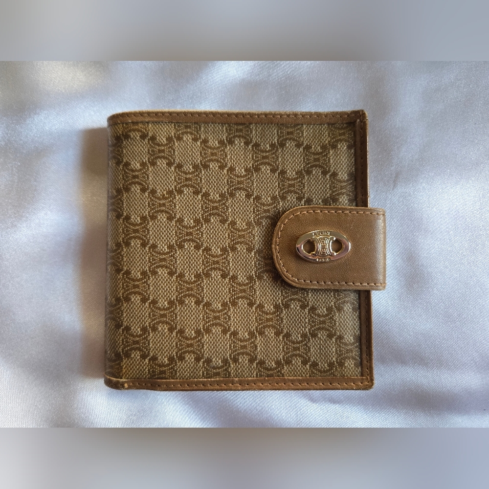 Celine Brown Monogram Wallet - image 1